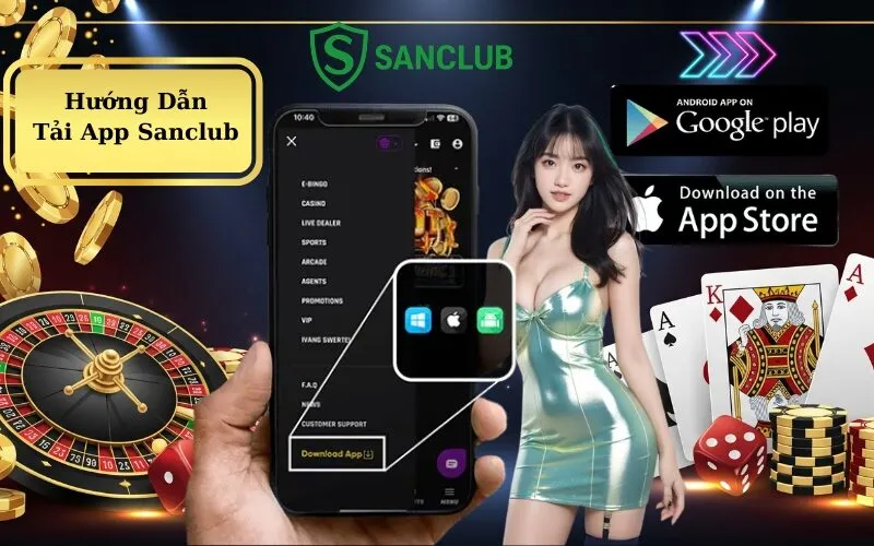 Hướng Dẫn Tải App Sanclub
